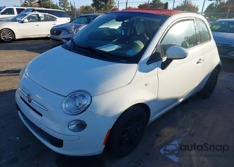 2015 Fiat 500C Pop из США, поврежденный, VIN 3C3CFFDR8FT502858